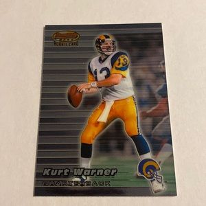 Kurt Warner 1999 Bowmans best rookie card vintage collectible